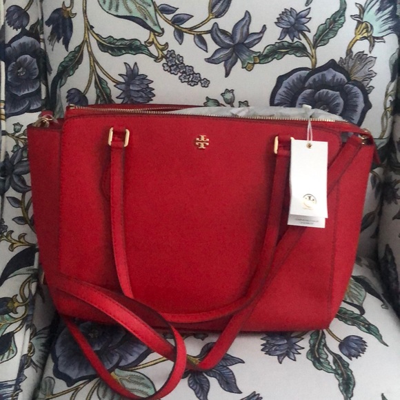 Tory Burch Handbags - Tory Burch | NWT Emerson Small Top Zip Tote